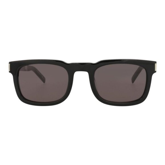 Saint Laurent Unisex Square/Rectangle Black Silver Black Fashion Designer - Picture 1 of 4
